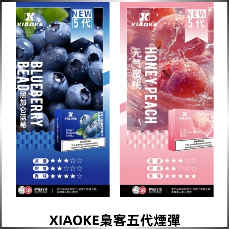 XIAOKE梟客五代煙彈 可替換式電子煙適配ILIA五代Relx六代